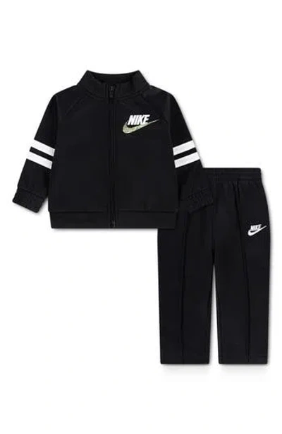 Nike Babies'  Dri-fit 2-piece Oversized Track Set In Black