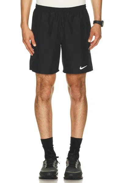 Nike Dri-fit 7 2-in-1 Running Shorts In Black