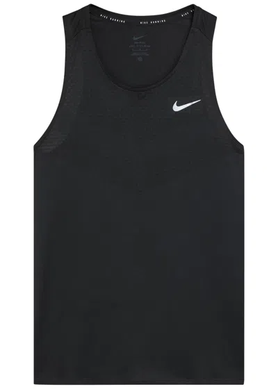 Nike Dri-fit Adv Running Tank Top In Black
