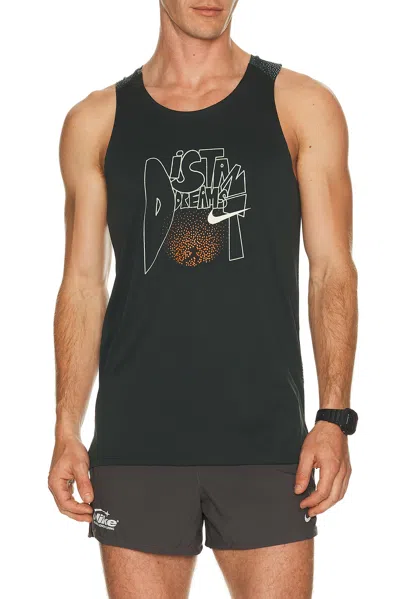 Nike Dri-fit Advanced Running Tank Top In Black