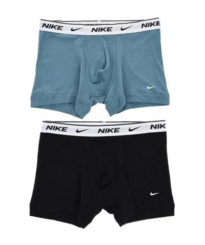 Nike Dri-fit Boxers 2-pack In Black / Grey