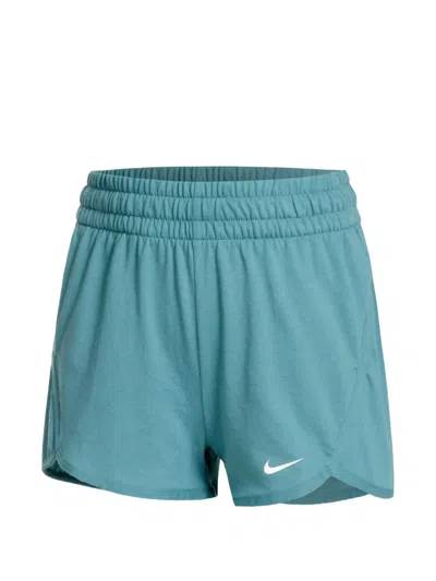 Nike Kids' Dri‑fit Breezy 5" High-waisted Shorts In Blue