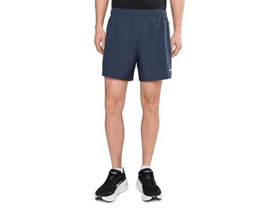 Nike Dri-fit Challenger 5 Brief-lined Shorts In Blue