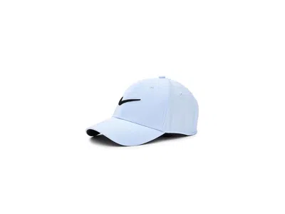 Nike Dri-fit Club Structured Swoosh Cap Baseball Caps Hydrogen Blue/black: Md/lg