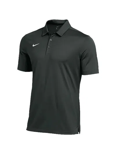 Nike Dri-fit Coach Polo Shirt In Black