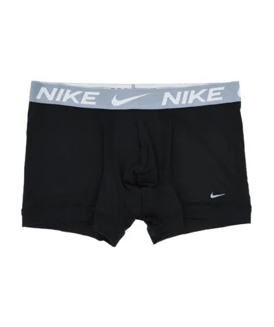 Nike Dri-fit Elastic-waistband Boxers 3-pack In Black