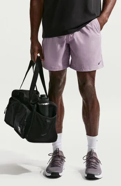 Nike Dri-fit Form 7-inch Athletic Shorts In Purple