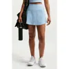 Nike Dri-fit Gingham Performance Skort In Blue