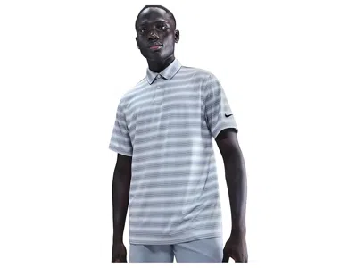 Nike Dri-fit Good Polo Short Sleeve Stripe In Blue