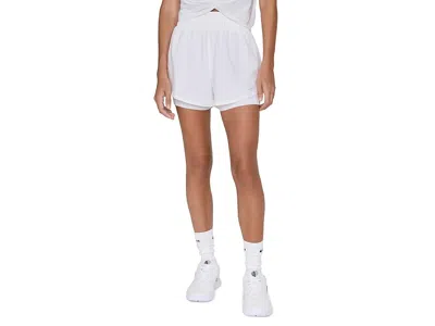 Nike Dri-fit High-waisted 3 2-in-1 Shorts In White