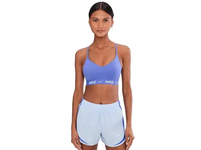 Nike Dri-fit Indy Light Support Bra In Blue