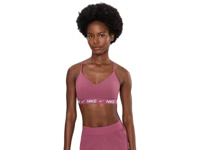 Nike Dri-fit Indy Light Support Bra Women's Bra Pink Smoke: Md, Elastane/nylon/polyester
