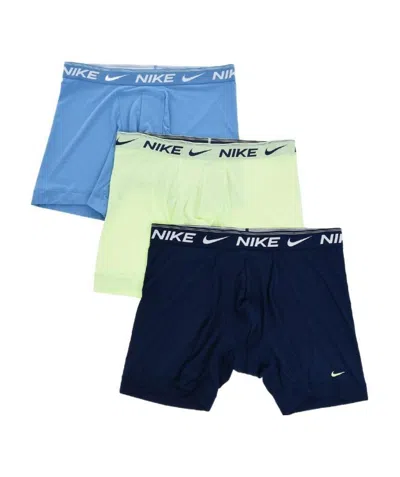 Nike Dri-fit Logo Elastic Waistband Boxers 3-pack In Multicolor