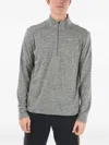 Nike Dri-fit Logo-print Sweatshirt In Grey