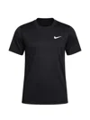 Nike Dri-fit Logo-print T-shirt In Black