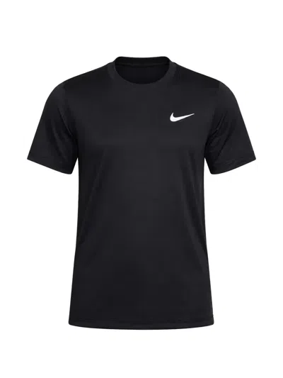 Nike Kids' Dri-fit Logo-print T-shirt In Black