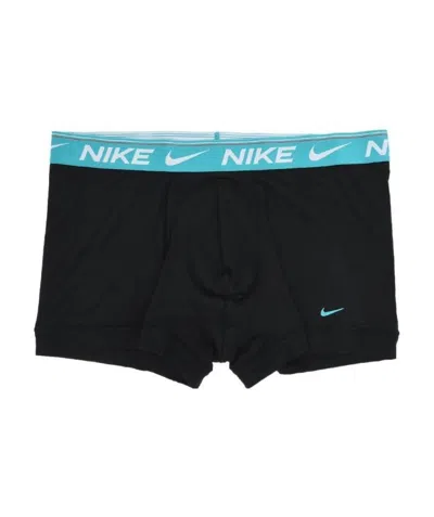 Nike Dri-fit Logo-waistband Boxers (set Of Three) In Black