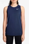 Nike Dri-fit Running Tank In Blue