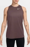 Nike Dri-fit Running Tank In Blue
