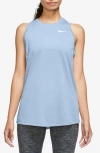 Nike Dri-fit Running Tank In Blue