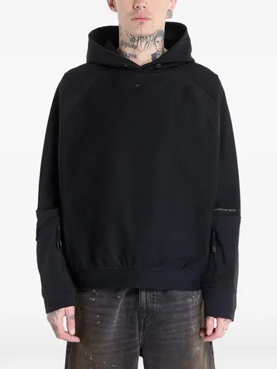 Nike Dri-fit Shori Knit Utility Hoodie In Black