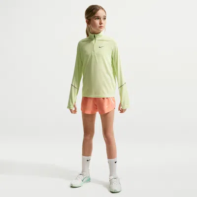 Nike Dri-fit Sprinter Big Kids' (girls') Running Shorts In Orange