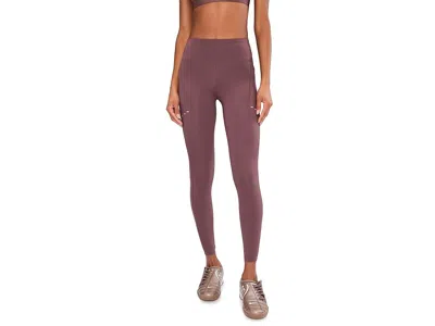 Nike Dri-fit Swift High-waisted 7/8 Running Leggings With Pockets In Brown