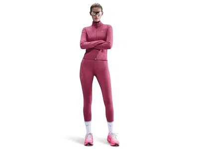 Nike Women's Swift High-waisted 7/8 Running Leggings With Pockets In Pink