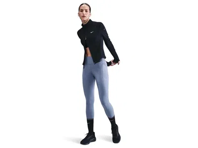 Nike Dri-fit Swift High-waisted 7/8 Running Leggings With Pockets In Multi