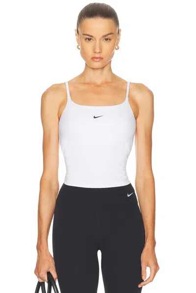 Nike Dri-fit Tank Top In White & Black