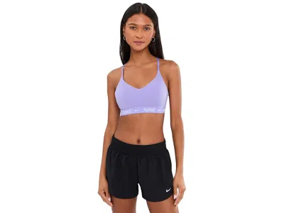 Nike Dri-fittm Indy Light-support Bra Women's Bra Purple Pulse: Md In Blue
