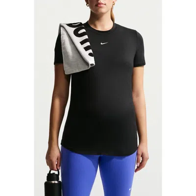 Nike Sportswear Club Chill Knit Mod Crop T-shirt In Black