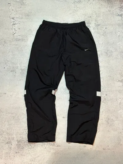 Pre-owned Nike Drill Y2k Nylon Pants In Black