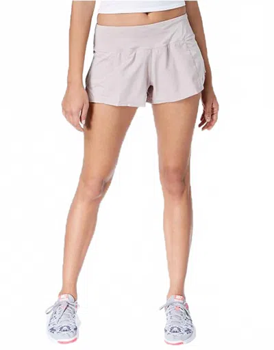 Nike Dry Running Shorts In Moon Particle In Neutral