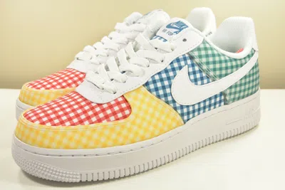 Pre-owned Nike Ds 2019  Air Force 1 Gingham Mystic Green 7