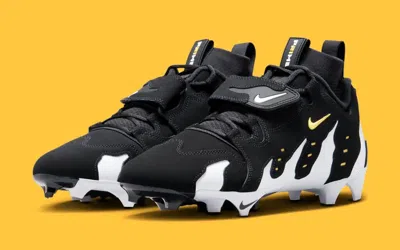 Pre-owned Nike Pre Order  Dt '96 Vapor Edge Cleat Black Maize Hj3360-001 Size 7.5 - 14 In Varsity Maize