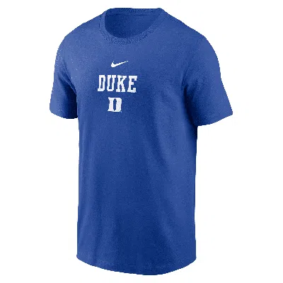 Nike Duke 2-hit Stacked  Men's College T-shirt In Blue