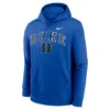 Nike Royal Duke Blue Devils Club Fleece Arch Pullover Hoodie In Blue