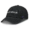 Nike Duke Blue Devils Core Club Mascot Wordmark  Men's College Adjustable Hat In Black
