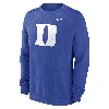 Nike Duke Blue Devils Primetime Evergreen Logo  Men's College Pullover Crew
