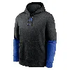 Nike Duke Blue Devils Sideline Team Issue Club  Men's College Pullover Hoodie In Black