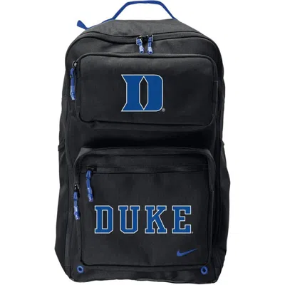 Nike Duke Blue Devils Utility Speed Backpack In Black