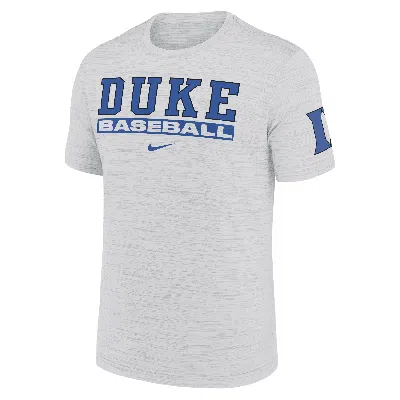 NIKE DUKE BLUE DEVILS VELOCITY BASEBALL WORDMARK STACK  MEN'S DRI-FIT COLLEGE T-SHIRT,1015802368