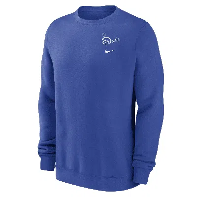 Nike Duke Club Fleece  Men's College Sweatshirt In Blue