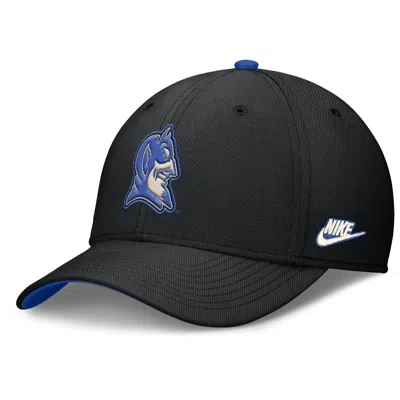 Nike Duke Legacy Rise  Men's Dri-fit College Hat In Black