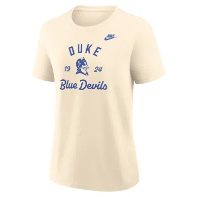 Nike Duke Legacy Team Name  Women's College T-shirt In Neutral