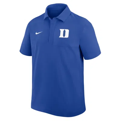 Nike Duke  Men's Dri-fit College Polo In Blue
