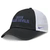 Nike Black Duke Blue Devils 2025 Gameday On-field Club Adjustable Trucker Hat In Black