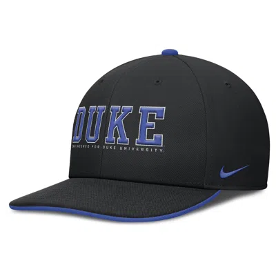 Nike Duke On-field Club  Men's Dri-fit College Adjustable Hat In Black
