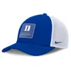 Nike Duke On-field Rise Engineered  Men's College Trucker Adjustable Hat In Blue